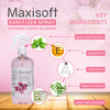 Maxisoft Sanitizer Spray | Japanese Cherry Blossom | 500 Ml | Pack Of 4