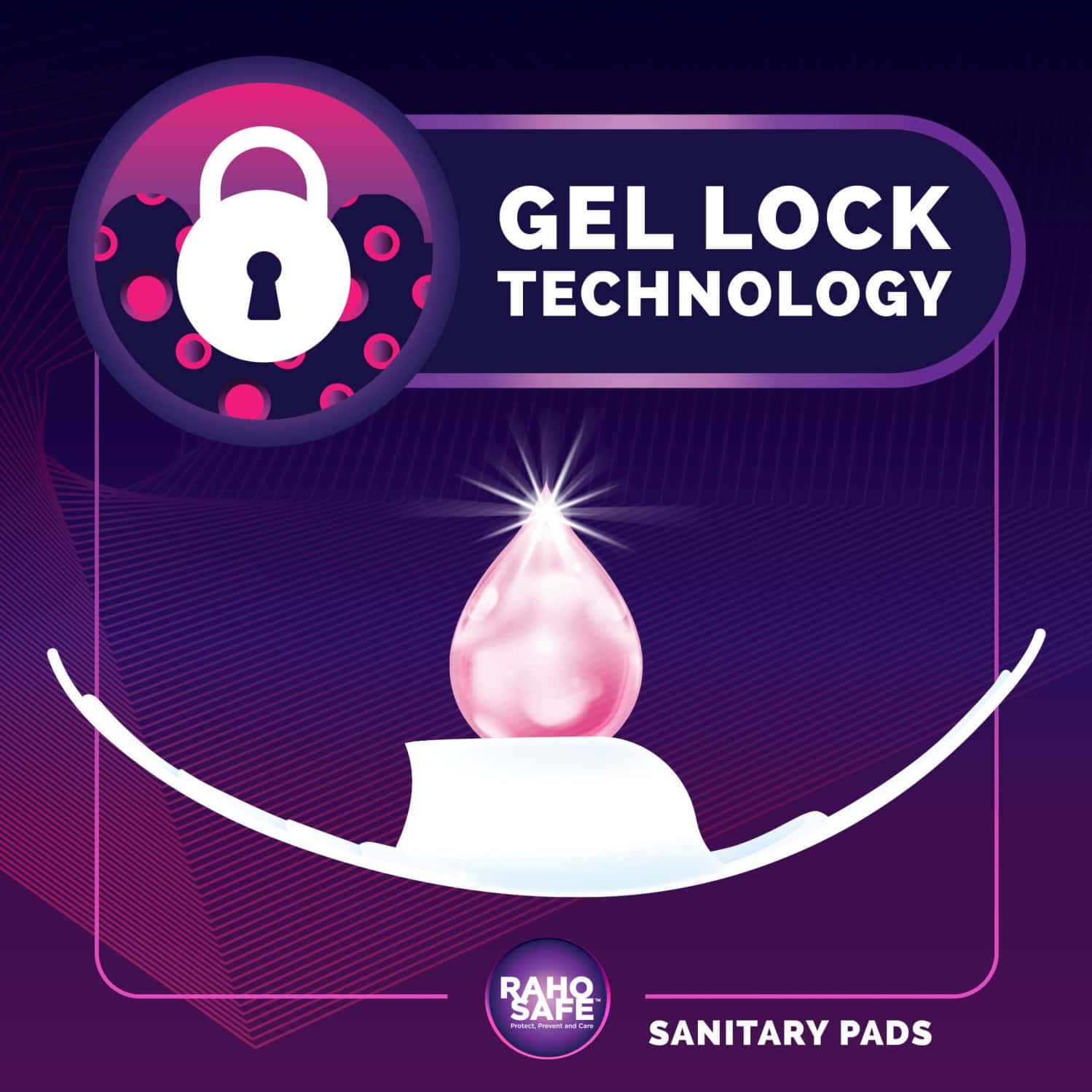 Buy RAHO SAFE REGULAR SCENTED SANITARY PADS WITH SOFT WINGS PACK OF