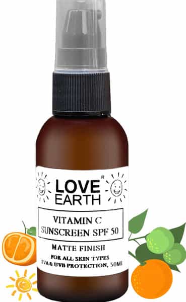 Love Earth Vitamin C Sunscreen Spf-50 50Ml