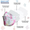 Quarant Kf94 Korean Style Designer Face Mask With Nose Clip And Reusable Mask Extender - Pack Of 10