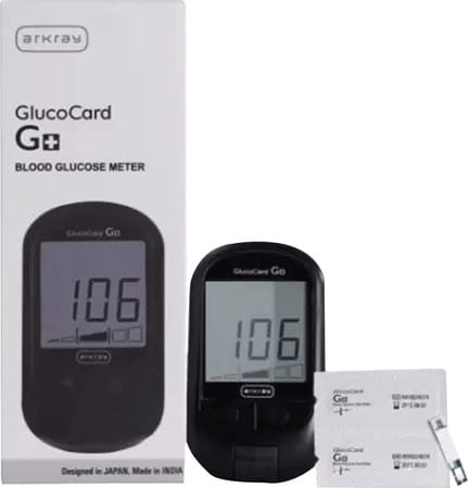 Trustcheck Smart Compositio Weight Weighing Machine & Blood Glucometer G+ & 10 Strips + Relaxo Kit