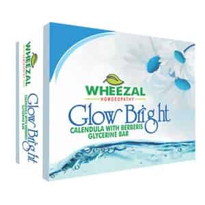 Wheezal Glow Bright Calendula Berberis Glycerine Bar Soap 75 Gm