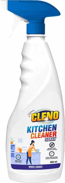Cleno Heavy Duty Kitchen Degreaser Cleaner Spray Removes Oil Grease Food Stains - 450Ml
