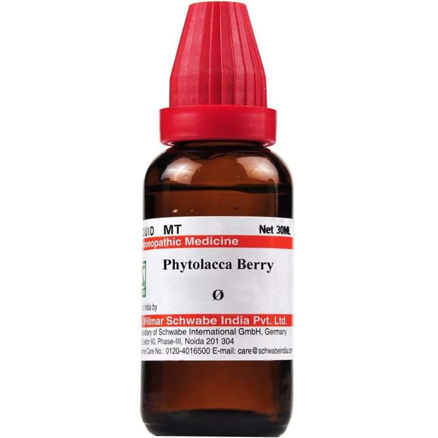Dr. Willmar Schwabe India Phytolacca Berry Mother Tincture Q 30 Ml
