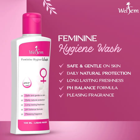 Welfem Feminine Hygiene Liquid Wash 100ml