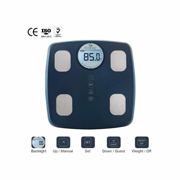 Easycare Body Fat Scale/ Analyzer (Up To 6 Persons Data) Along With 9 Multiple Features