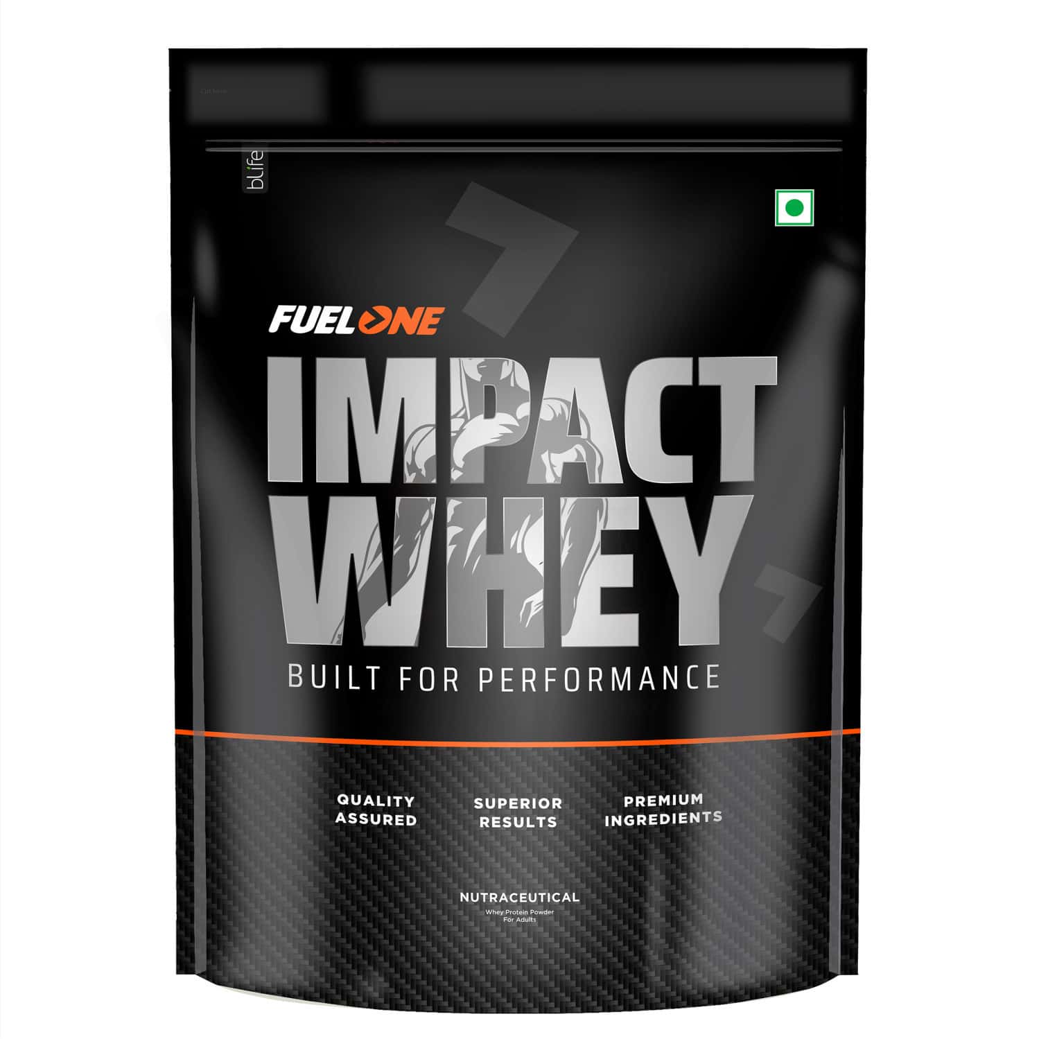 Fuel One Impact Whey Protein Powder| Chocolate (1kg / 2.2lbs) | 22.50g Protein Per Scoop