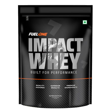 Fuel One Impact Whey Protein Powder| Chocolate (1kg / 2.2lbs) | 22.50g Protein Per Scoop