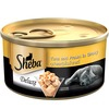 Sheba Premium Wet Cat Food Food Tuna Fillet & Whole Prawns In Gravy 85G