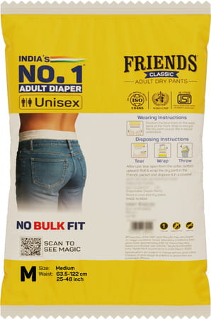 Friends Classic Adult Dry Pants Medium Size (25-48inch) 1 Nos