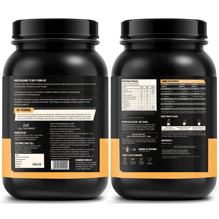 Myfitfuel Micellar Casein Protein Powder | 1 Kg | 30 Servings (Unflavoured) | Slow Release Protein