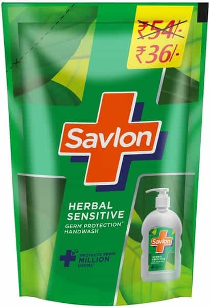Savlon Herbal Sensitive Handwash Refill Of 175 Ml