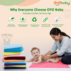 Oyo Baby- Waterproof Baby Bed Protector For Anti-Piling Fleece Pack Of 2 (140Cm X 100Cm) Salmon Rose