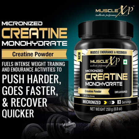 Musclexp Muscle Enduring Combo | Raw Whey Protein 1kg + Creatine Monohydrate 250g