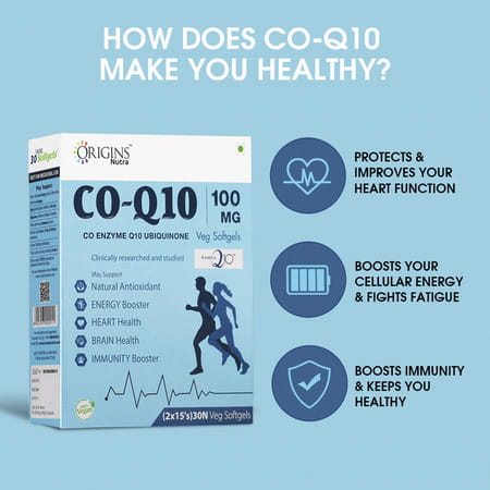 Origins Nutra Coq10 100mg Energy Booster (30 Softgels)