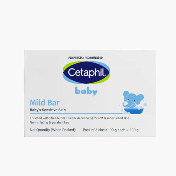 Cetaphil Baby Mild Bar 100Gm (Pack Of 3)