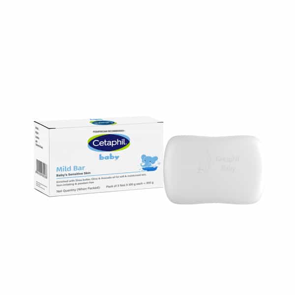 Cetaphil Baby Mild Bar 100Gm (Pack Of 3)