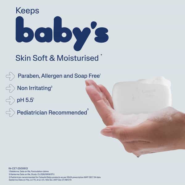 Cetaphil Baby Mild Bar 100Gm (Pack Of 3)