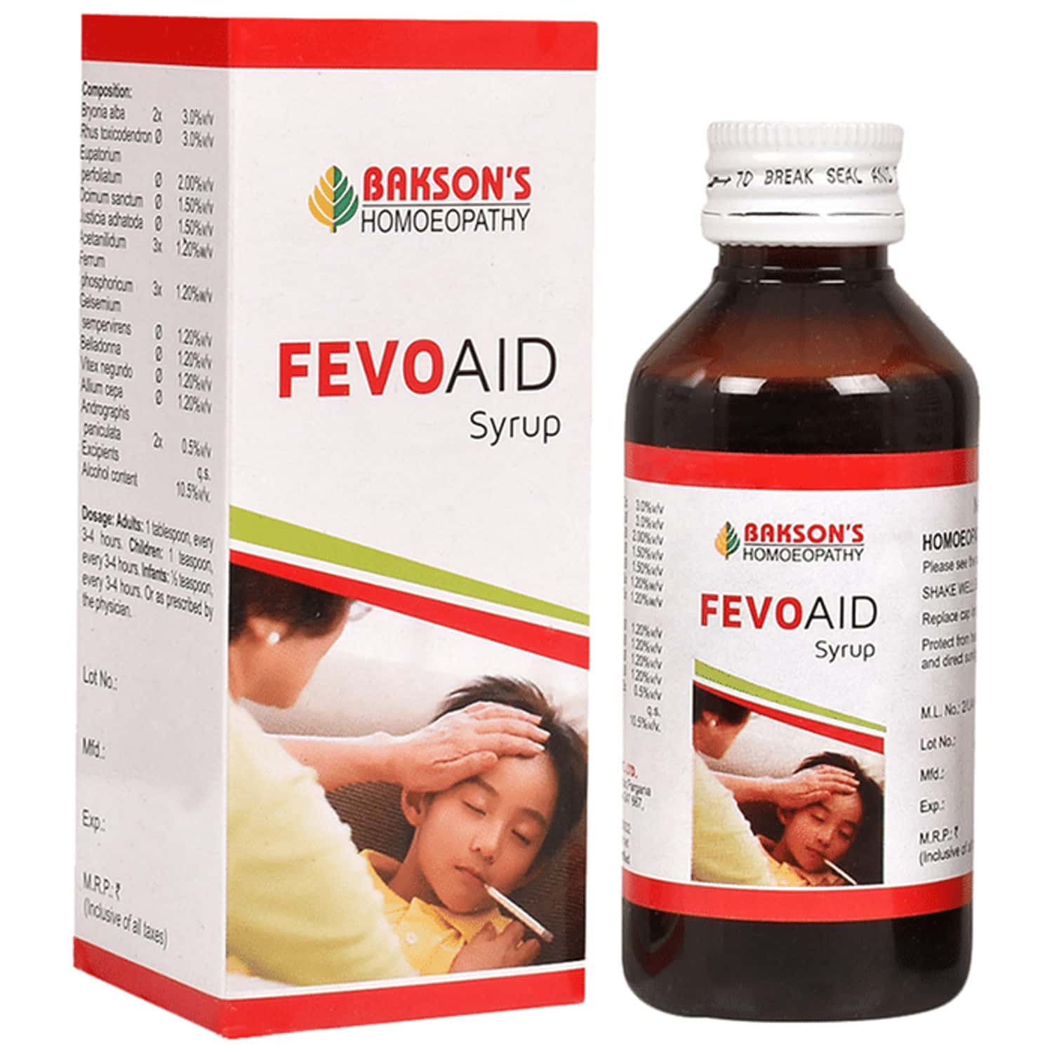 Buy BAKSONS HOMOEOPATHY FEVO AID SYRUP 115 ML Online & Get Upto 60% OFF ...