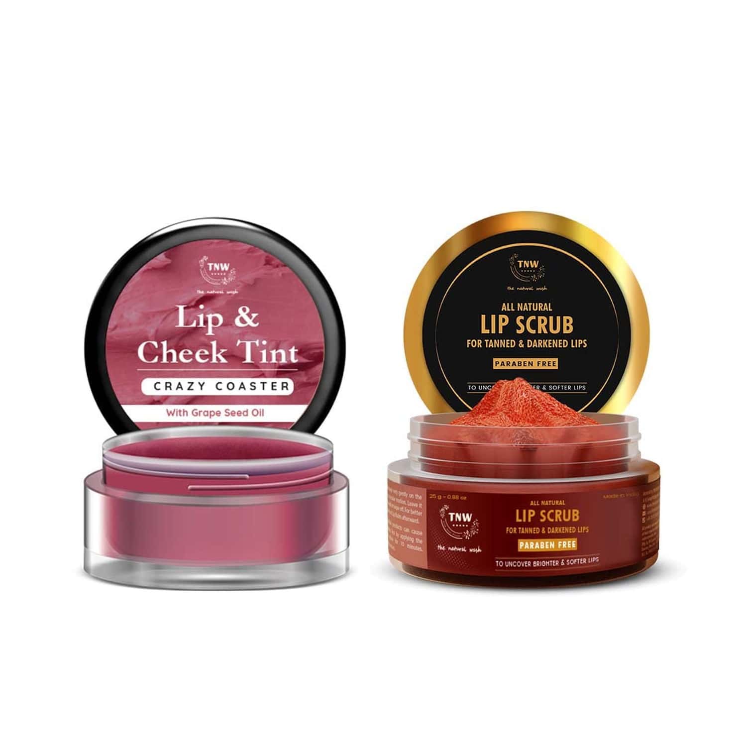 Buy TNWLIP CARE COMBO LIP SCRUB 25G + CRAZY COASTER LIP & CHEEK TINT
