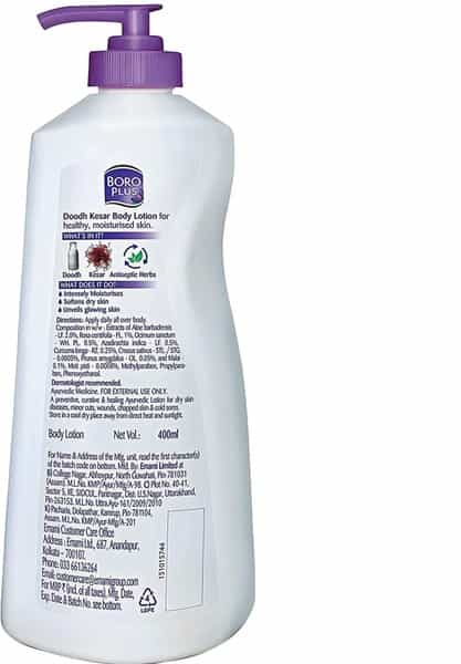 Boroplus Doodh Kesar Body Lotion Bottle Of 400 Ml
