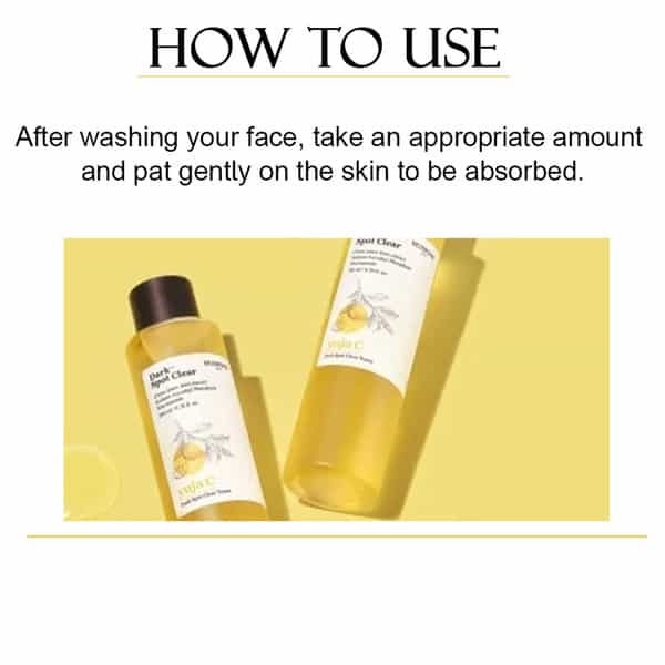 Skinfood Yuza C Dark Spot Clear Toner - Lotion | Korean Cosmetics | Blemish Care 200Ml