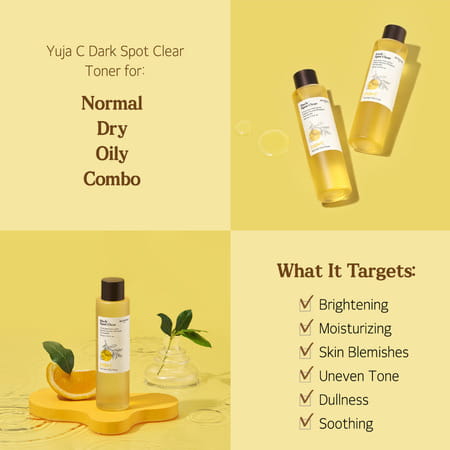 Skinfood Yuza C Dark Spot Clear Toner - Lotion | Korean Cosmetics | Blemish Care 200ml