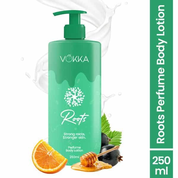 Vokka Roots Perfume Body Lotion 250Ml | Floral Fruity Gourmand Fragrance