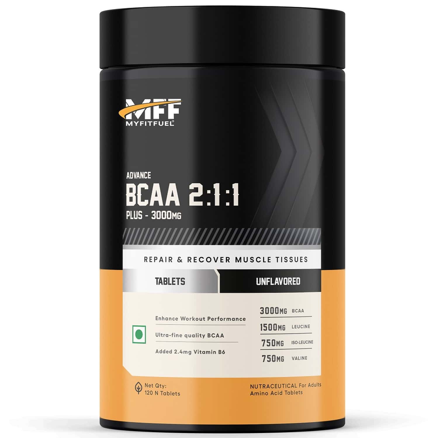 Myfitfuel Advance Bcaa (2:1:1) Plus (1000 Mg) 120 Tablets