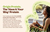 Origin Nutrition 100% Natural Vegan Plant Protein Powder 1Kg Unflavoured 25G Plant Based Protein