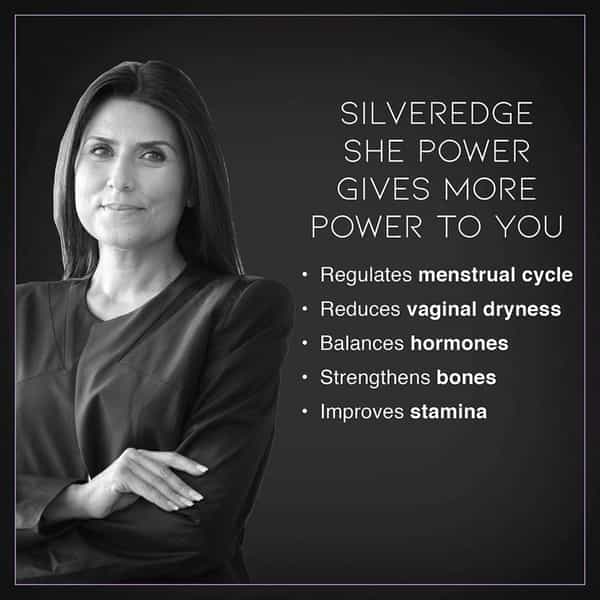 Silveredge She Power (Energy Through The Day) For Women | 30 Tablets