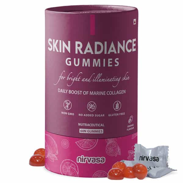 Nirvasa Skin Radiance Gummies | For Glowing Illuminating Skin ( 60 Gummies)