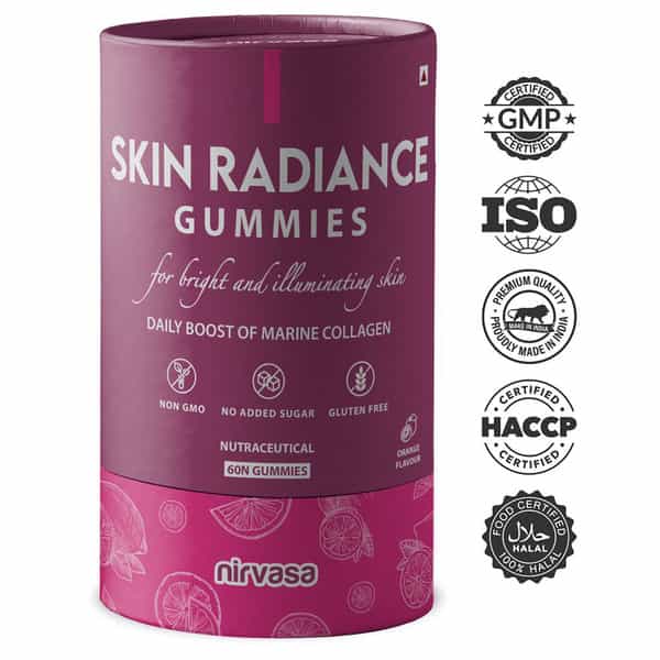 Nirvasa Skin Radiance Gummies | For Glowing Illuminating Skin ( 60 Gummies)