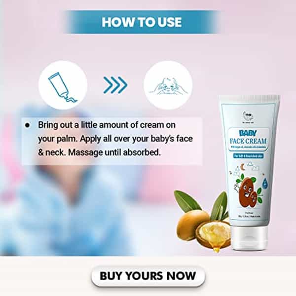 Tnw The Natural Wash Moisturizing Baby Face Cream For Soft Skin 0-10 Years