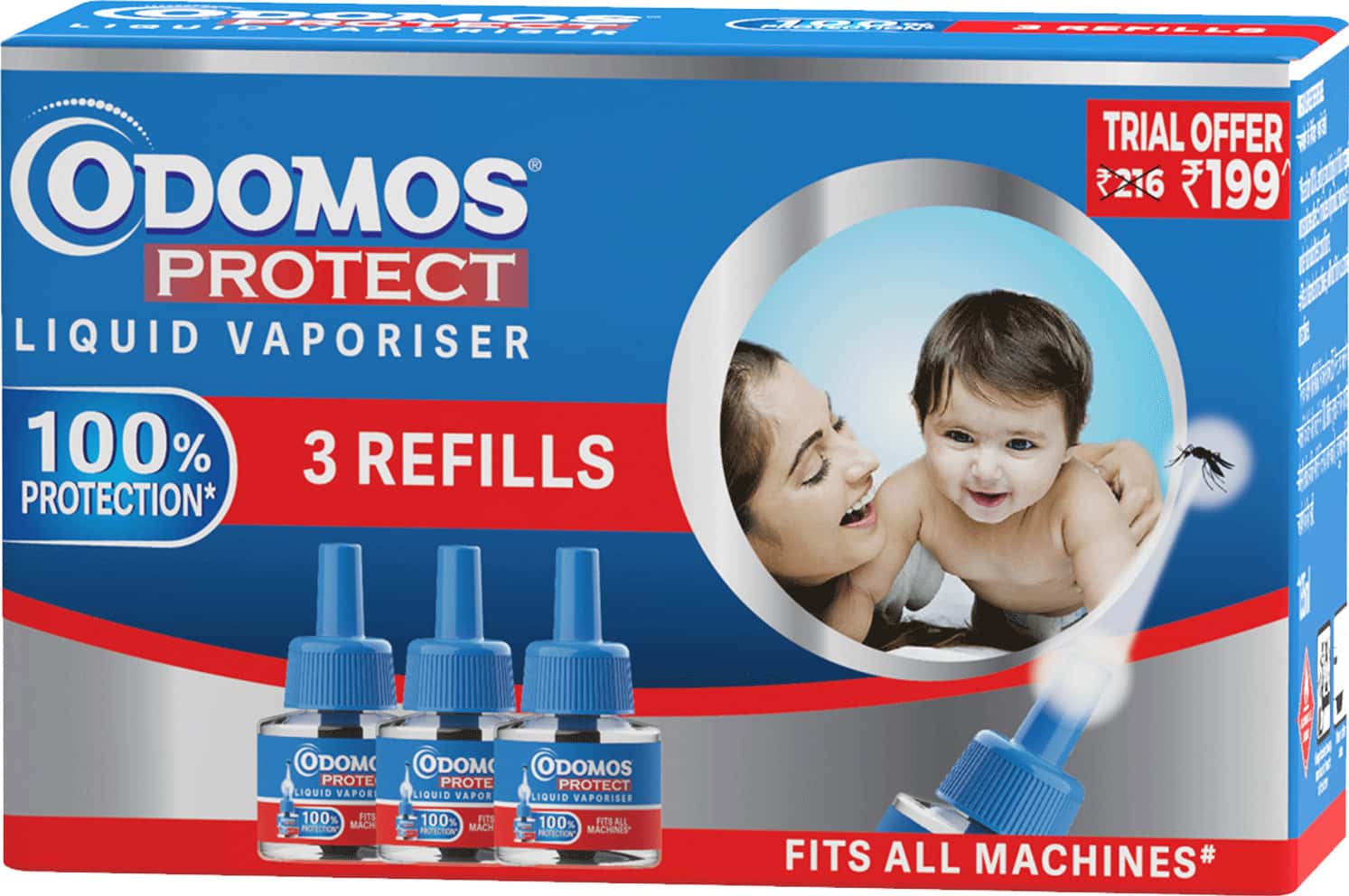 Dabur Odomos Lvp - 45 Ml (Pack Of 3)