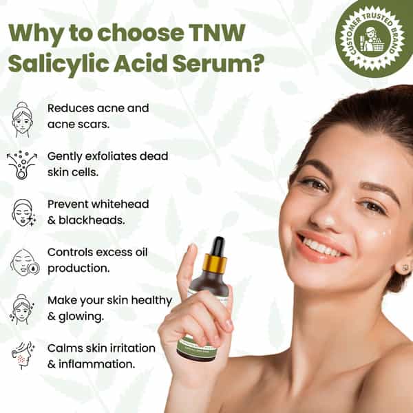 Tnw The Natural Wash Salicylic Acid Serum For Reducing Acne & Acne Scars - 30 Ml