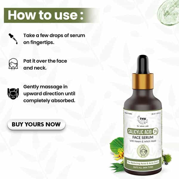 Tnw The Natural Wash Salicylic Acid Serum For Reducing Acne & Acne Scars - 30 Ml