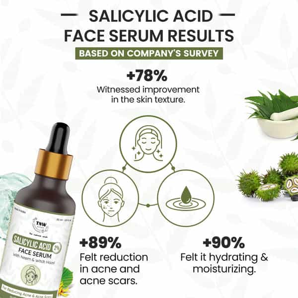 Tnw The Natural Wash Salicylic Acid Serum For Reducing Acne & Acne Scars - 30 Ml