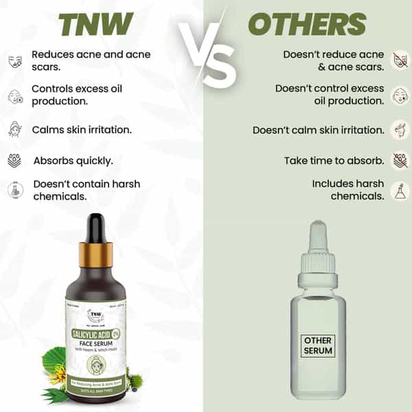 Tnw The Natural Wash Salicylic Acid Serum For Reducing Acne & Acne Scars - 30 Ml