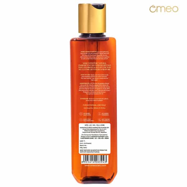 Omeo Arnica Hair Oil 200Ml | Herbal Hair Care For Scalp Nourishment & Healthy Hair