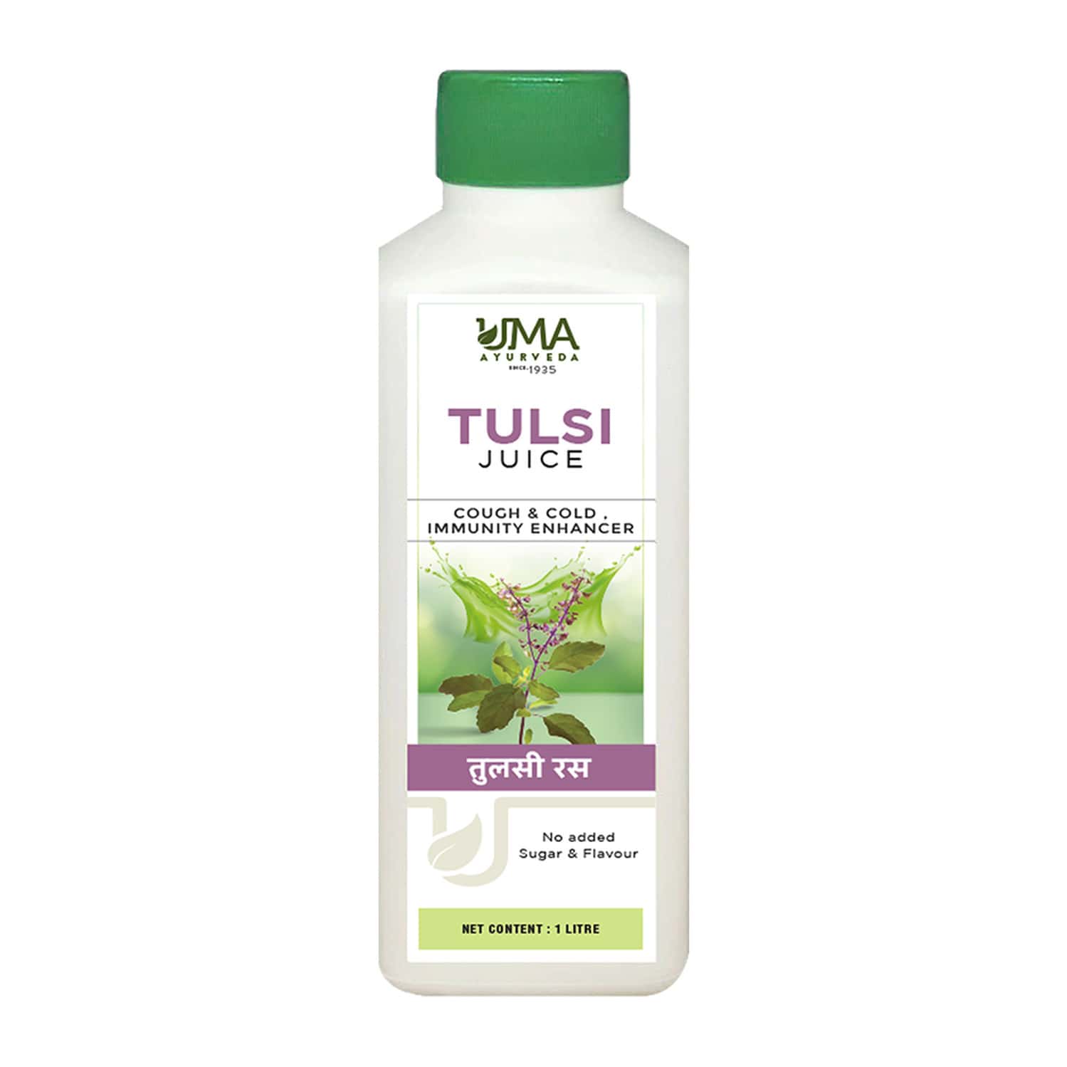 Uma Ayurveda Tulsi Ayurvedic Shake - Useful In Fever Control Immunilogical Jwar - 1l