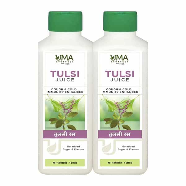 Uma Ayurveda Tulsi Ayurvedic Shake - Useful In Fever Control Immunilogical Jwar - 1L