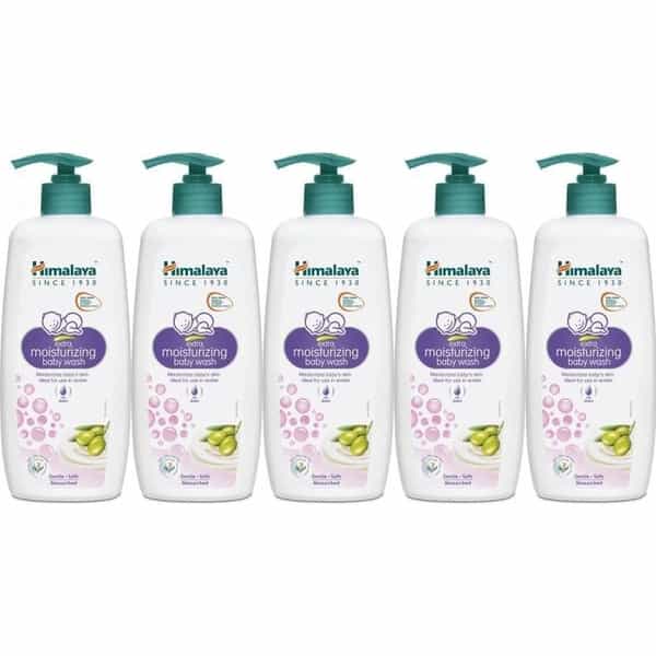 Himalaya Extra Moisturizing Baby Wash 400Ml X Pack 5 (5 X 400 Ml)