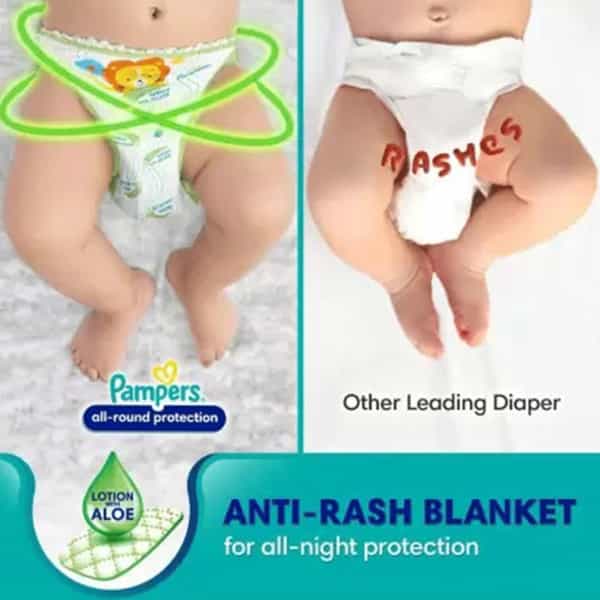 Pampers All Round Protection Pants Large 60 Count Lotion With Aloe Vera