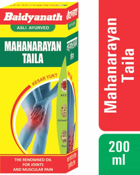 Baidyanath Asli Ayurved Mahanarayan Taila 200 Ml | Ayurvedic Oil For Joint Pain Relief