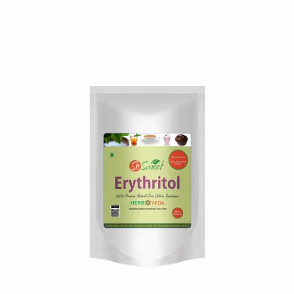 So Sweet Erythritol Powder 1 Kg Natural Sweetener Sugar Free (Pack Of 3)