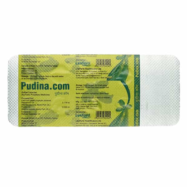 Pudina Com Capsule 10 No's