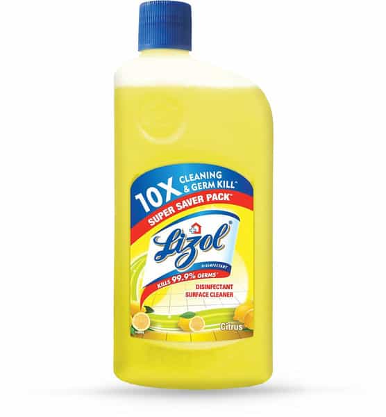 Lizol Citrus Disinfectant Floor Cleaner Liquid Bottle Of 975 Ml