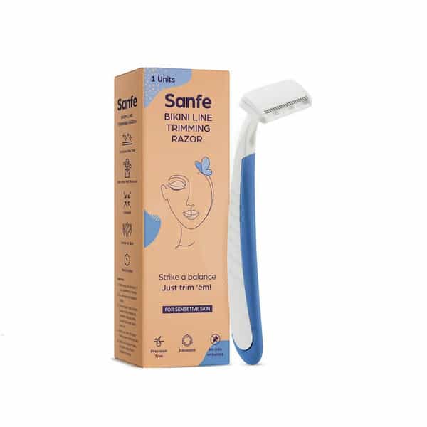 Buy SANFE BIKINI LINE TRIMMER & RAZOR FOR SENSITIVE AREAS Online & Get