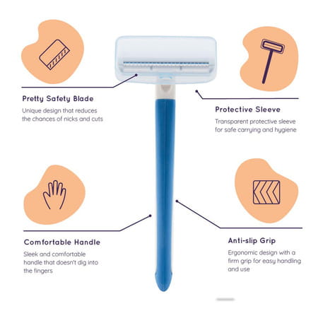 Sanfe Bikini Line Trimmer & Razor For Sensitive Areas